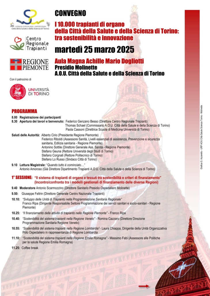 Programma convegno 10000 Trapianti 25-03-2025